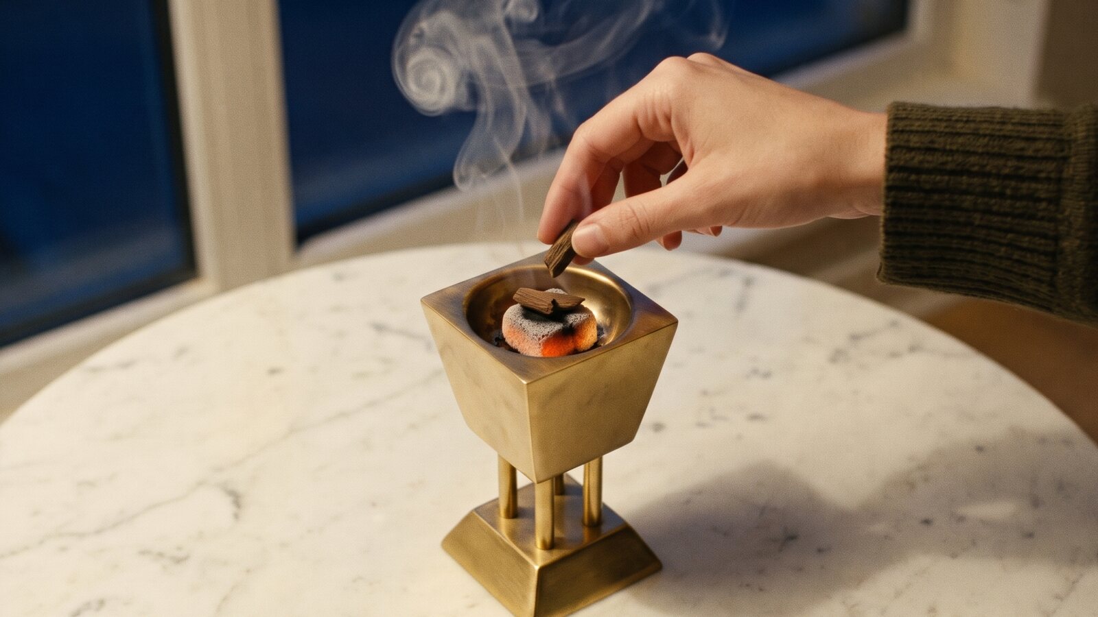 The final details: oud for the family's arrival